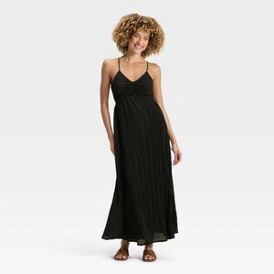 Women's Pleated Maxi Dress - A New Day